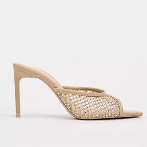 BRAND NEW WITH TAGS ATTACHED ZARA CRYSTAL MESH SANDAL SIZE 8/39